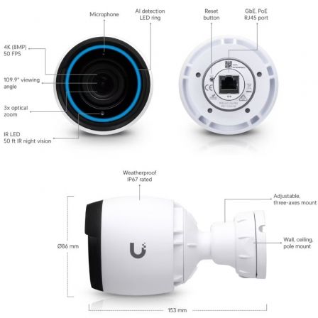 Ubiquiti UniFi G5 Pro UVC-G5-PRO 4K PoE
